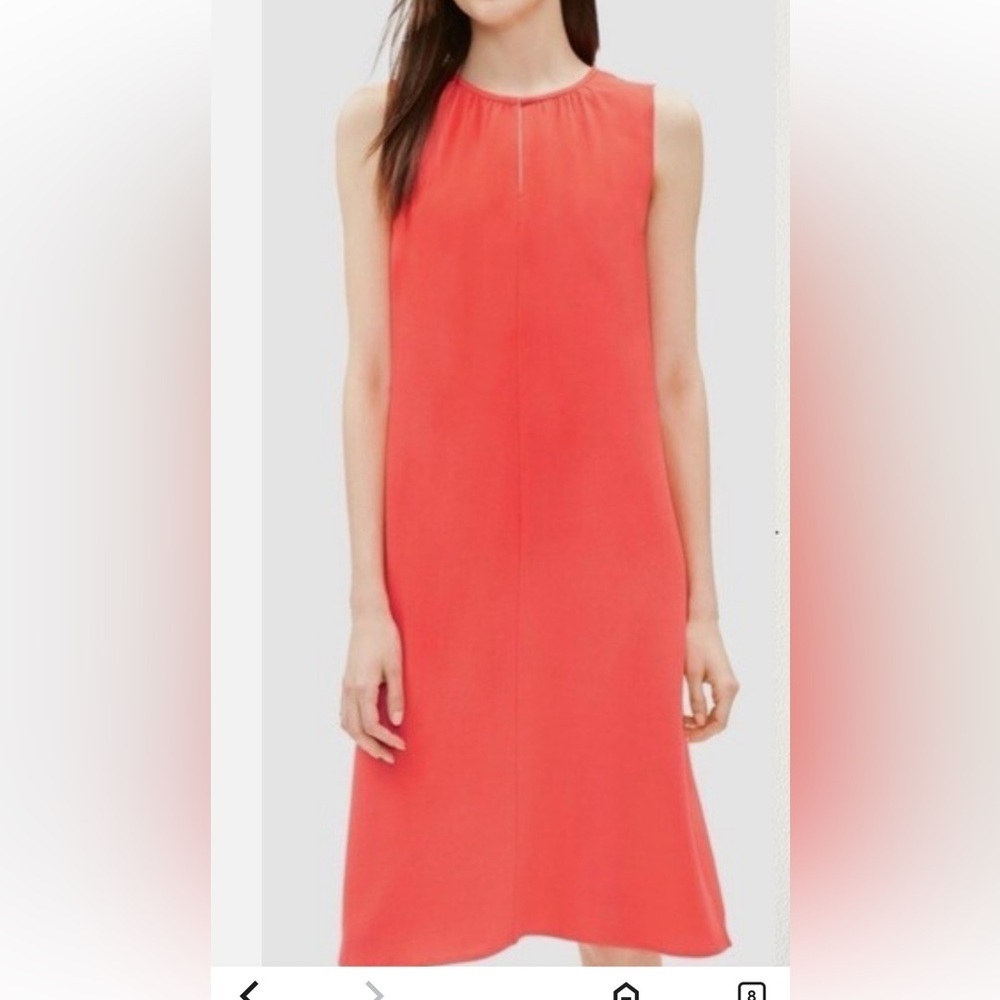 Eileen Fisher Red Lory Sleeveless Dress